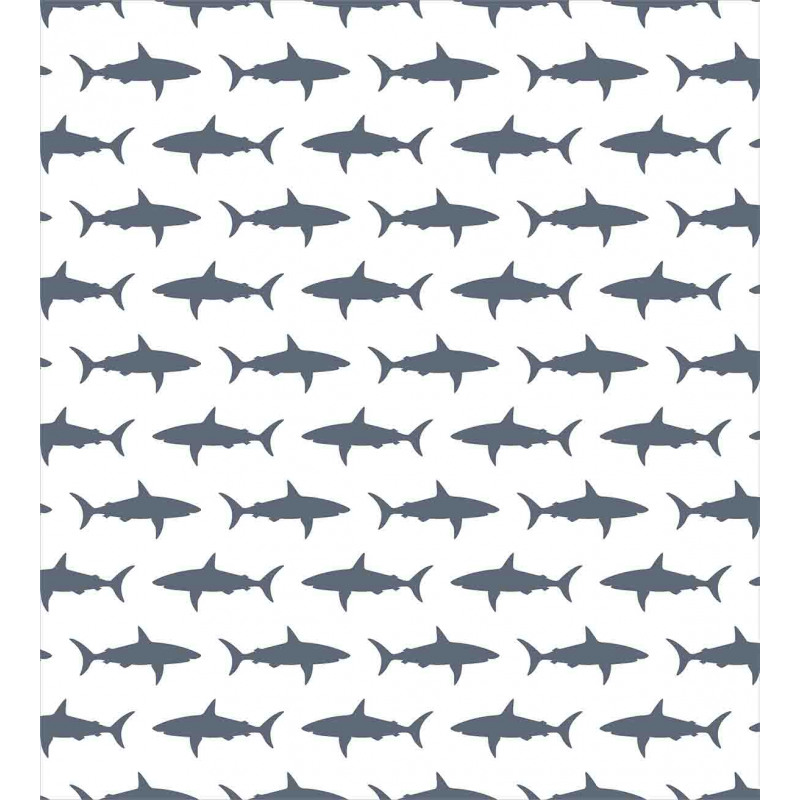 Swimming Wild Fishes Duvet Cover Set