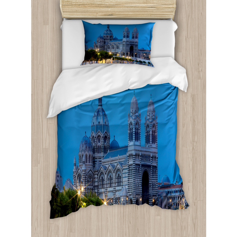 Late Afternoon Building Duvet Cover Set