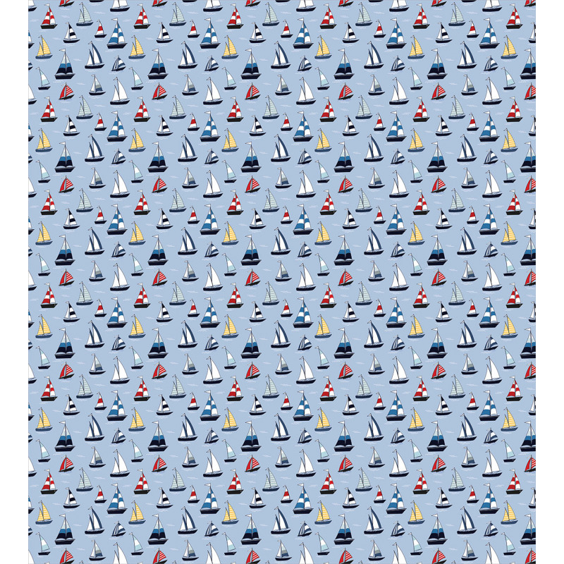 Sailboats Racing Swelling Duvet Cover Set