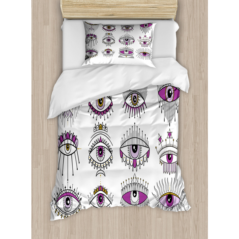 Evil Seeing Eye Sign Duvet Cover Set