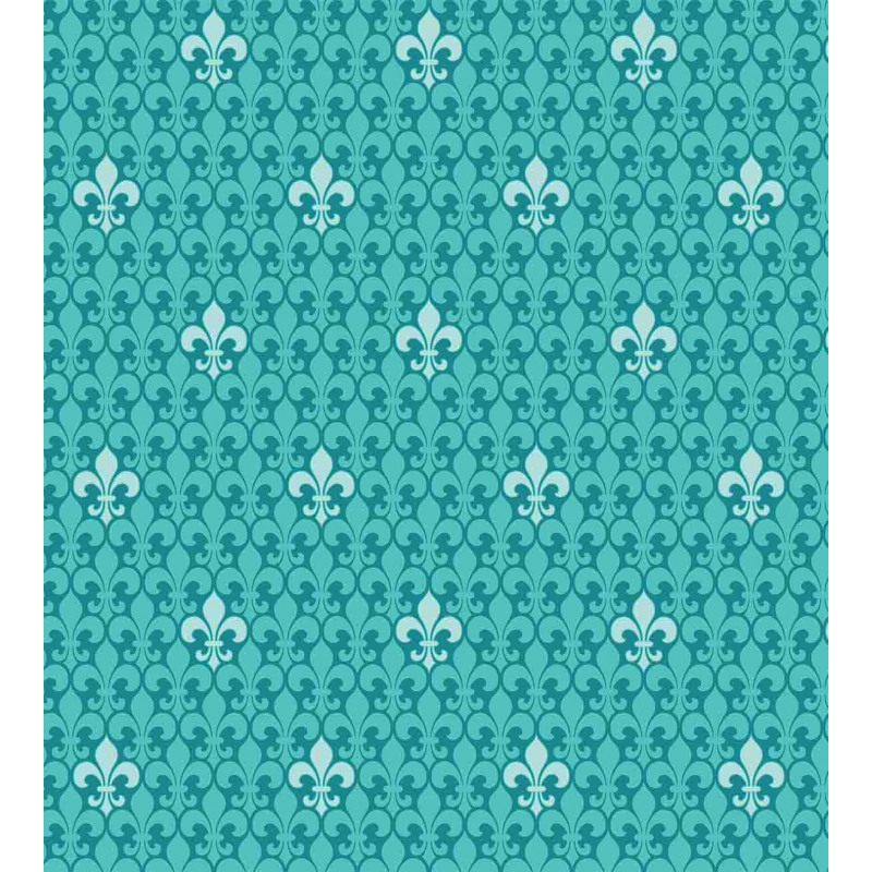 Fleur De Lis Pattern Duvet Cover Set