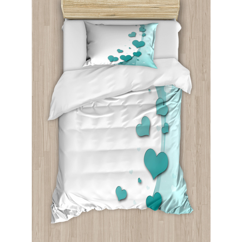 Hearts Valentines Duvet Cover Set