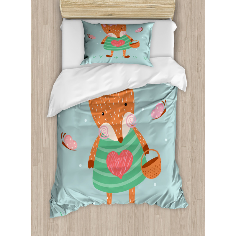 Nursery Animal with Dress Duvet Cover Set