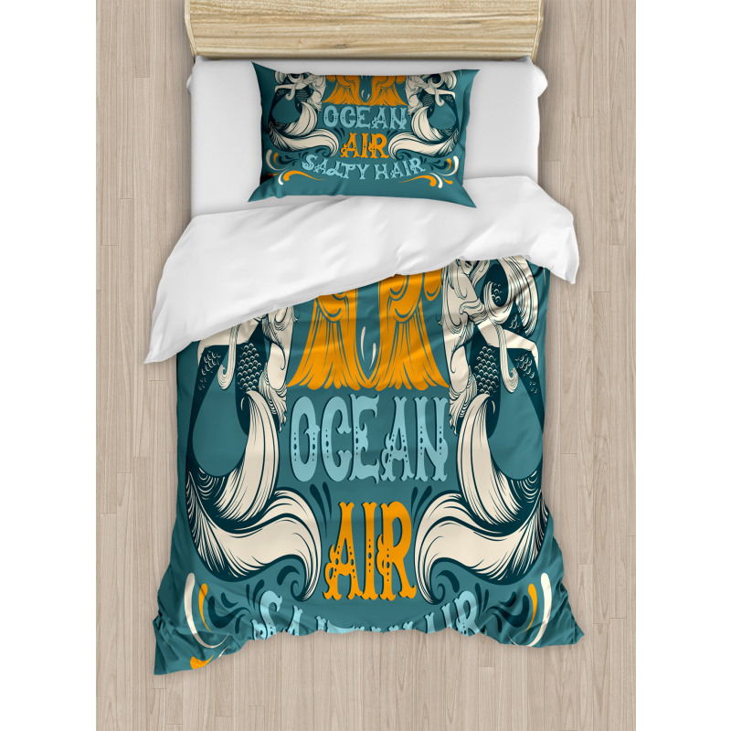 Mermaid Summer Sea Duvet Cover Set