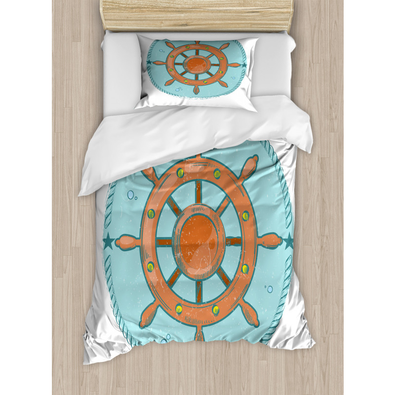 Wheel Cartoon Duvet Cover Set