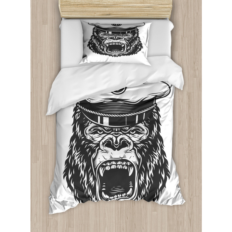 Seaman Gorilla Art Duvet Cover Set