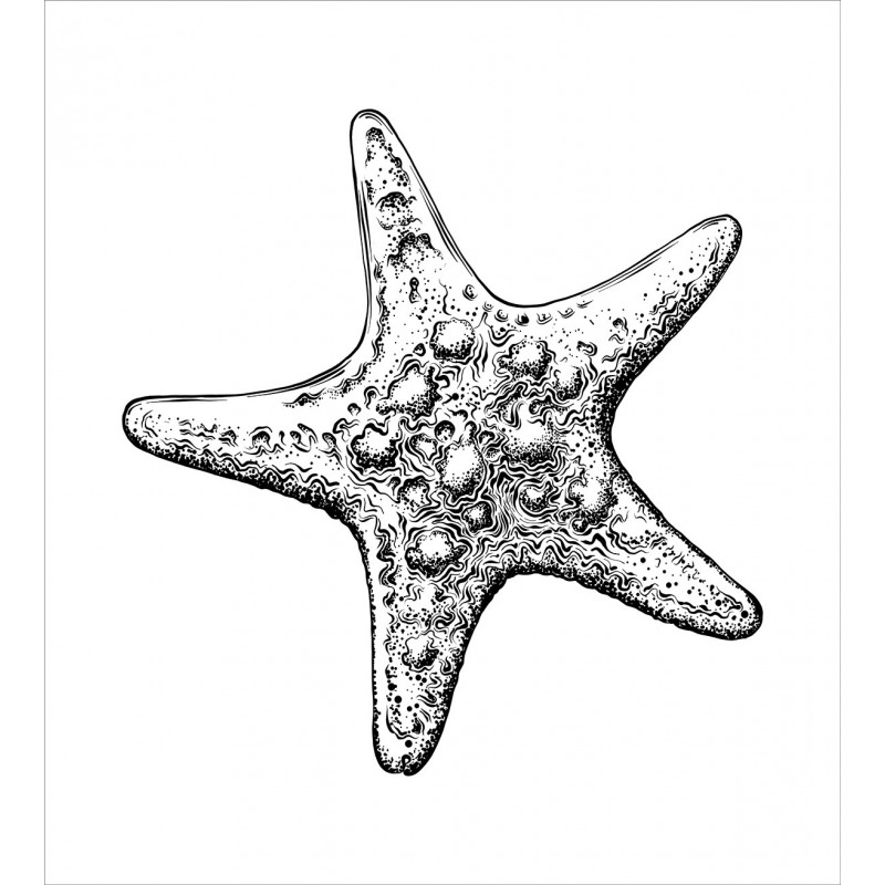 Starfish Sketch Duvet Cover Set