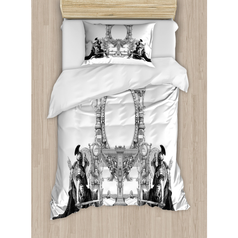 Roman Design Duvet Cover Set