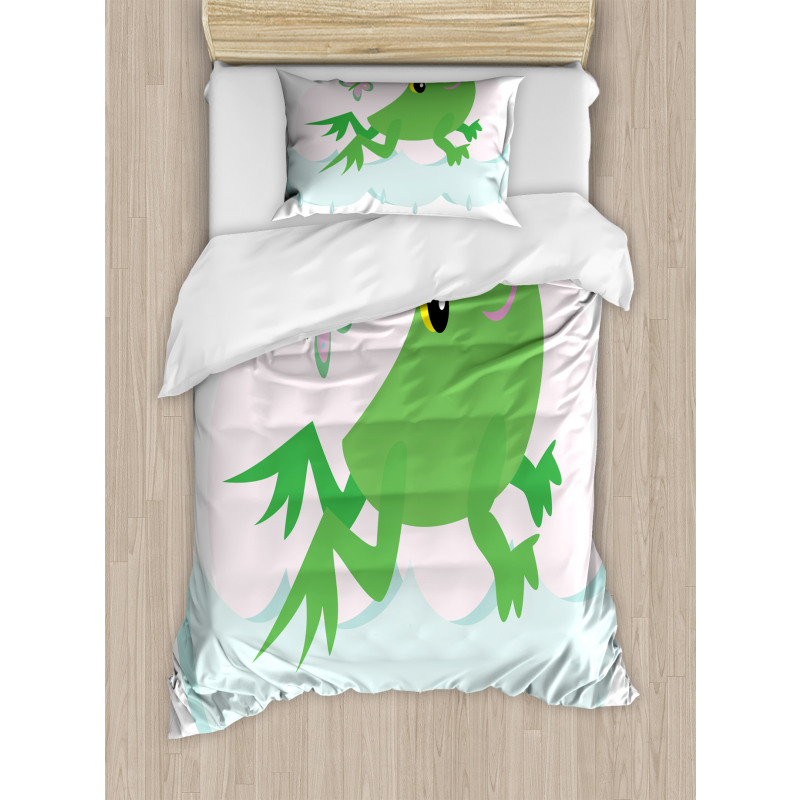 Nursery Jumping Animal Duvet Cover Set