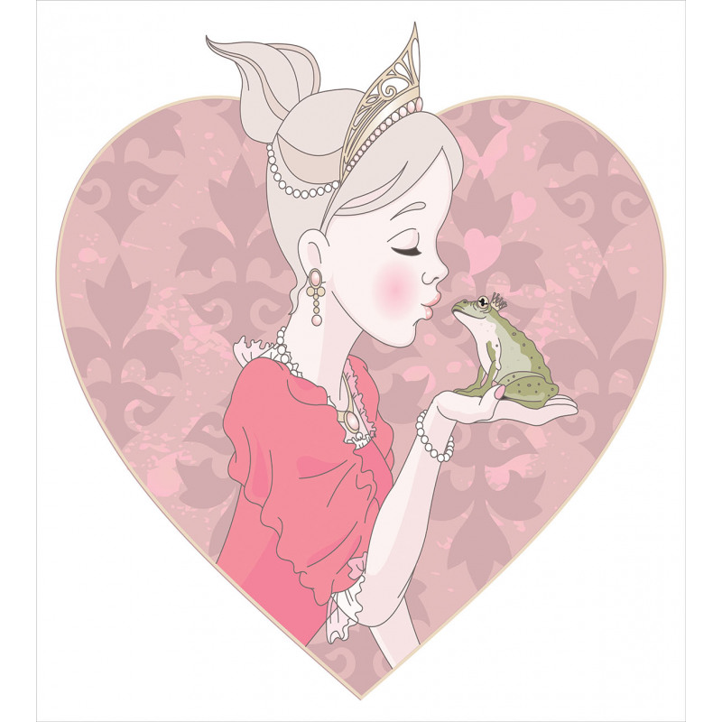 Fairytale Princess Kiss Art Duvet Cover Set