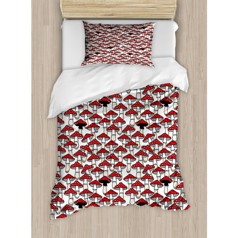 Toadstool Mushroom Duvet Cover Set