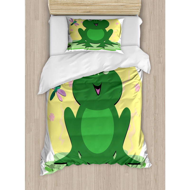 Childish Concept Pond Animal Duvet Cover Set