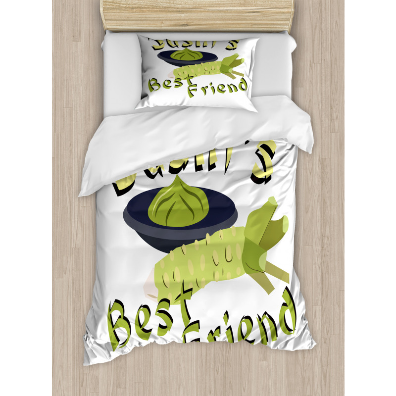 Sushi's Best Friend Cartoon Duvet Cover Set