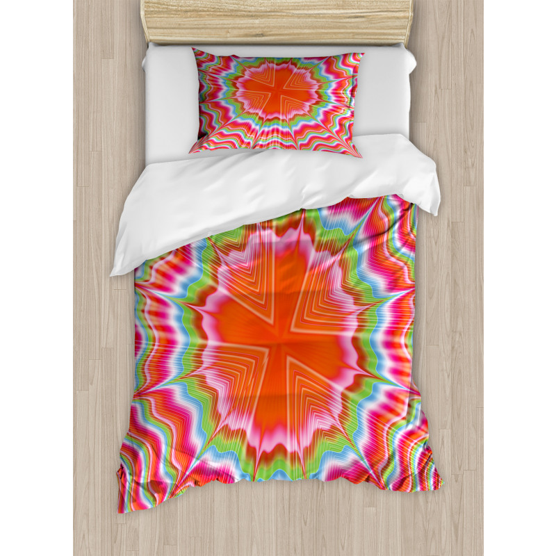 Psychedelic Fractal Duvet Cover Set