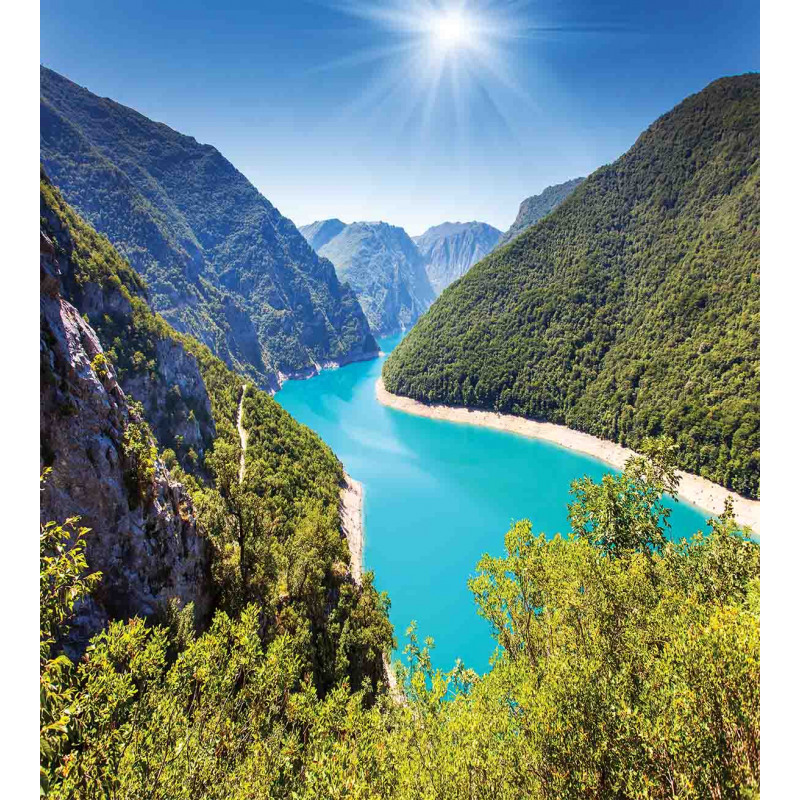 Piva Canyon Montenegro Duvet Cover Set