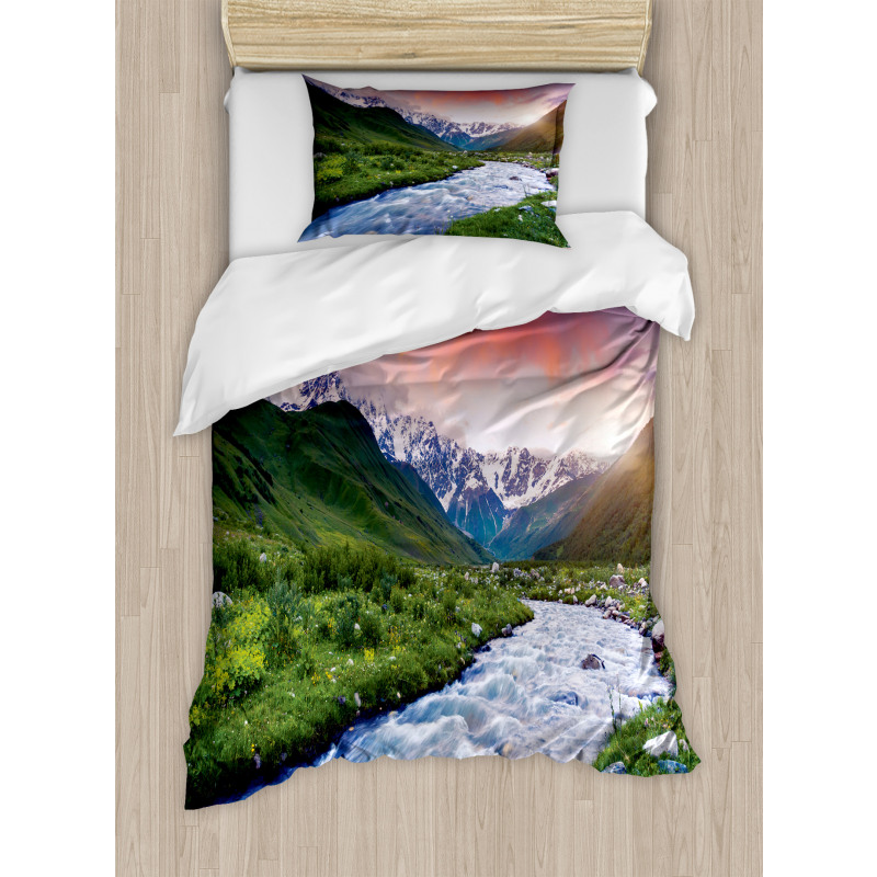 Georgia Caucasus Hills Duvet Cover Set