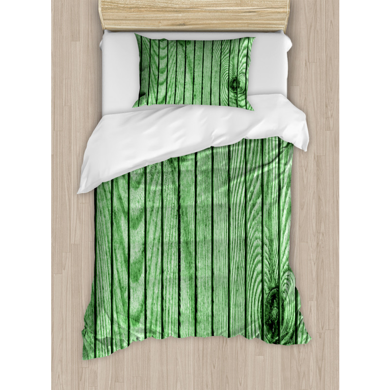 Cracked Pine Timber Surface Duvet Cover Set