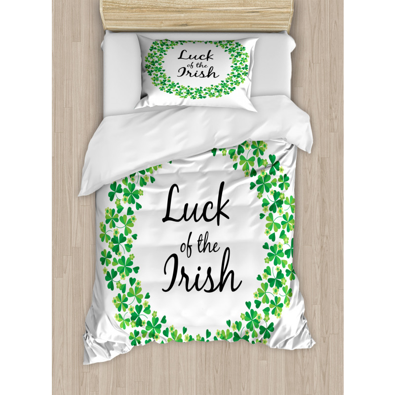 Clover Wreath Duvet Cover Set