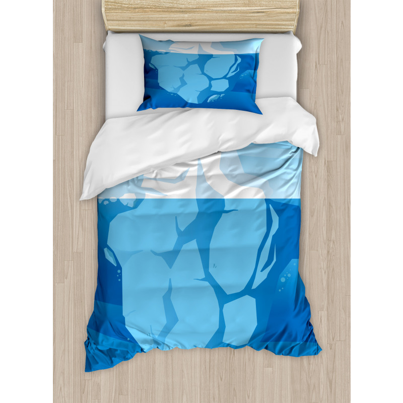 Tip of Frosty Form Showing Duvet Cover Set