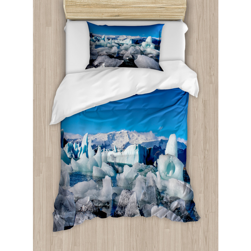 Glacier Elements Lagoon Duvet Cover Set