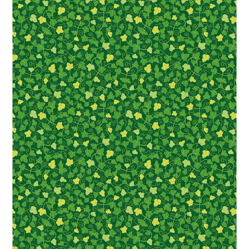 Cartoon Ivy Plants Duvet Cover Set