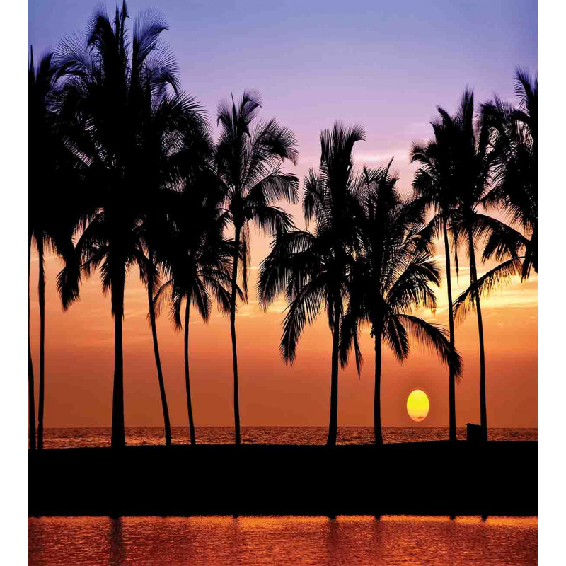 Sunset on Big Island Duvet Cover Set