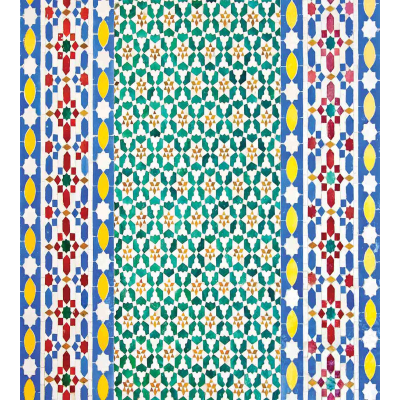 Colorful Mosaic Wall Duvet Cover Set