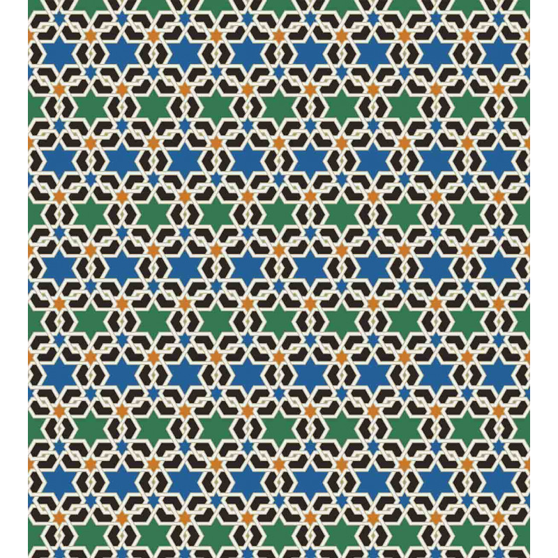 Hexagon Stars Pattern Duvet Cover Set