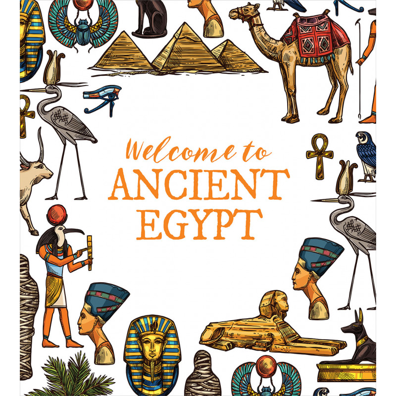 Welcome to Ancient Egypt Duvet Cover Set