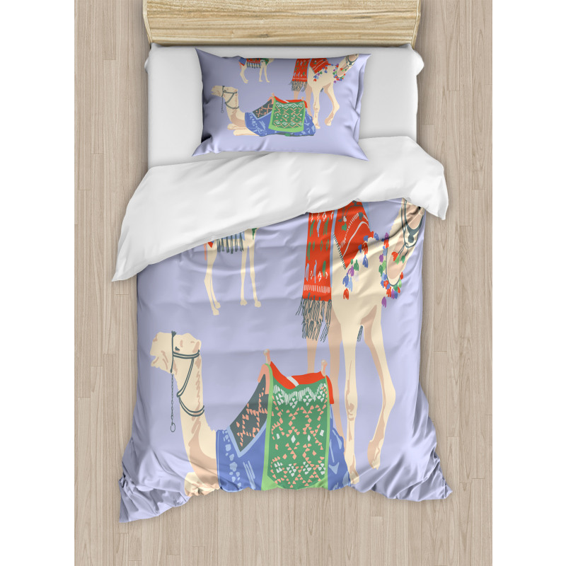 Camels with Rugs Duvet Cover Set