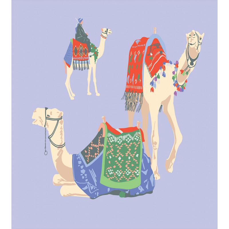 Camels with Rugs Duvet Cover Set