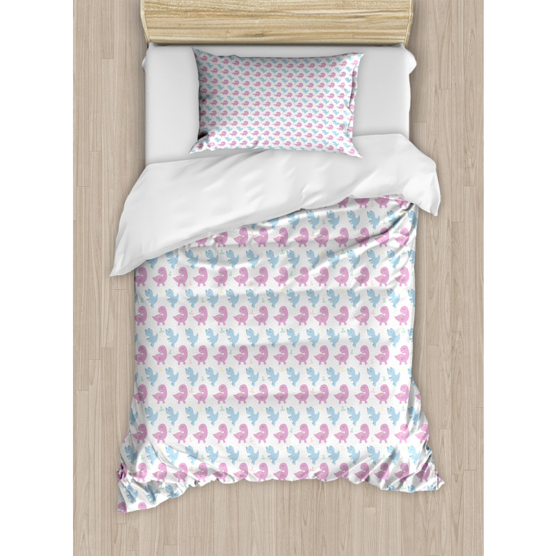 Pastel Nursery Theme Duvet Cover Set