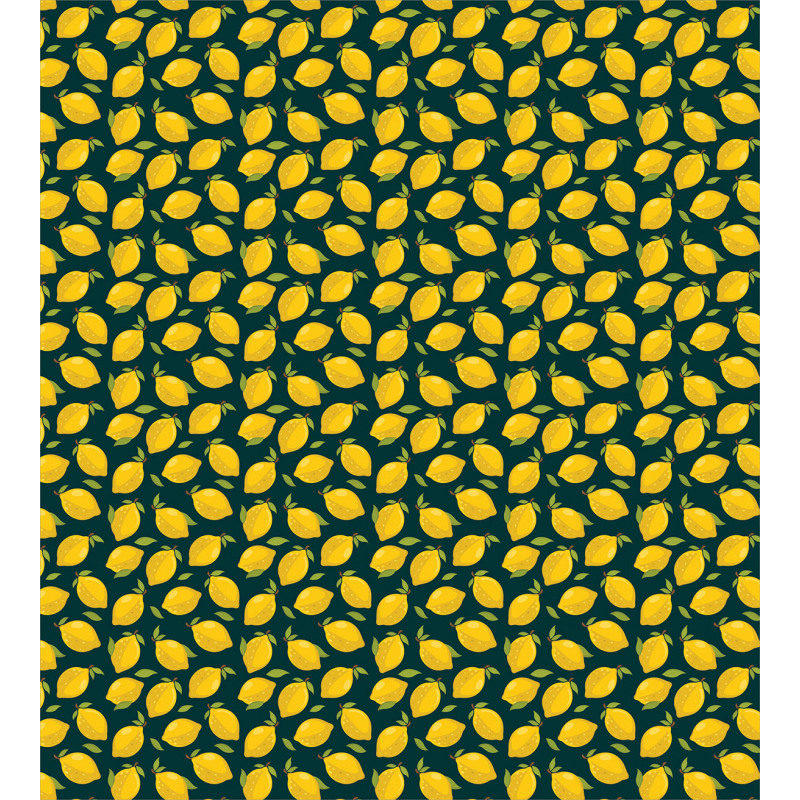 Citrus Cartoon with Leaves Duvet Cover Set