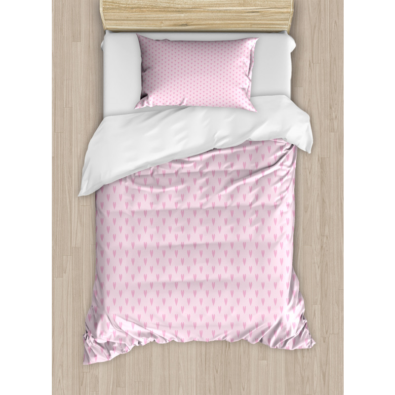 Minimal Pinkish Duvet Cover Set