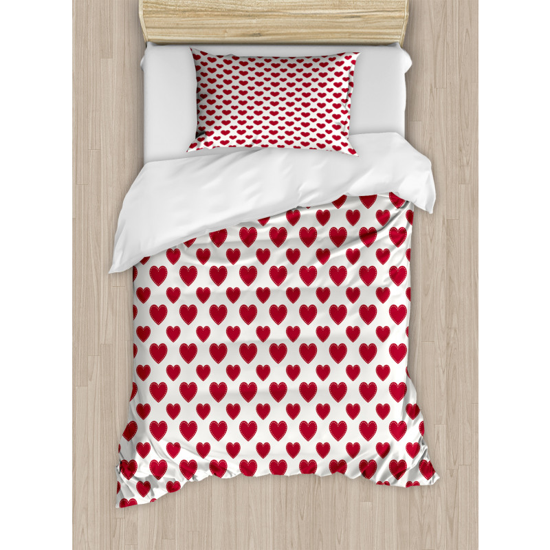 Classic Hearts Duvet Cover Set