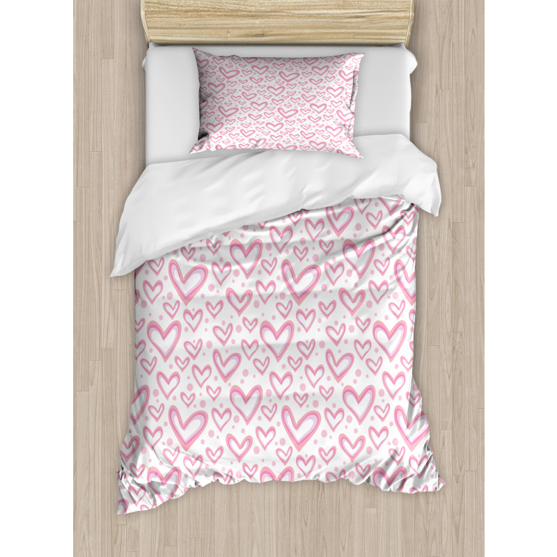 Hearts and Rounds Duvet Cover Set