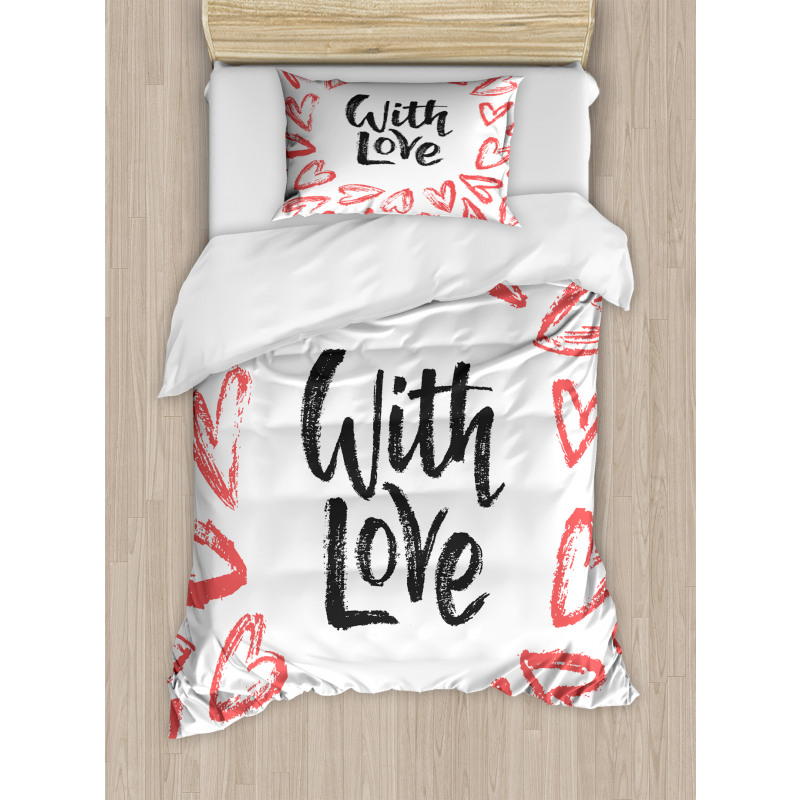 Love Hearts Duvet Cover Set