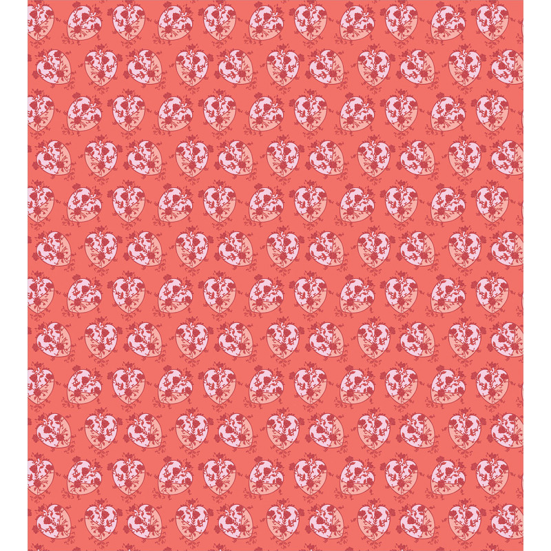 Rose Ivy Hearts Duvet Cover Set