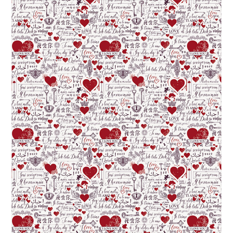 I Love You Lingo Duvet Cover Set