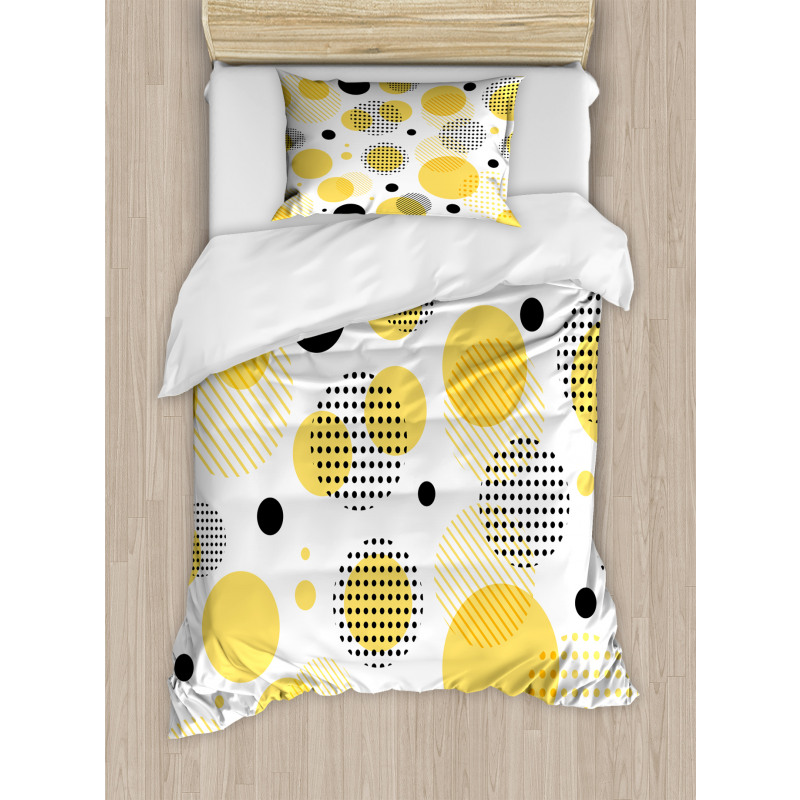 Streaks Spots Art Duvet Cover Set