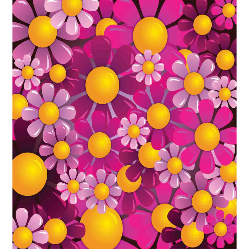 Flourish Flowers Cartoon Duvet Cover Set