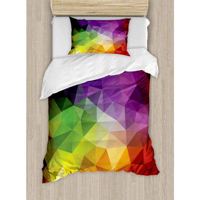 Geometry Shape Polygon Duvet Cover Set