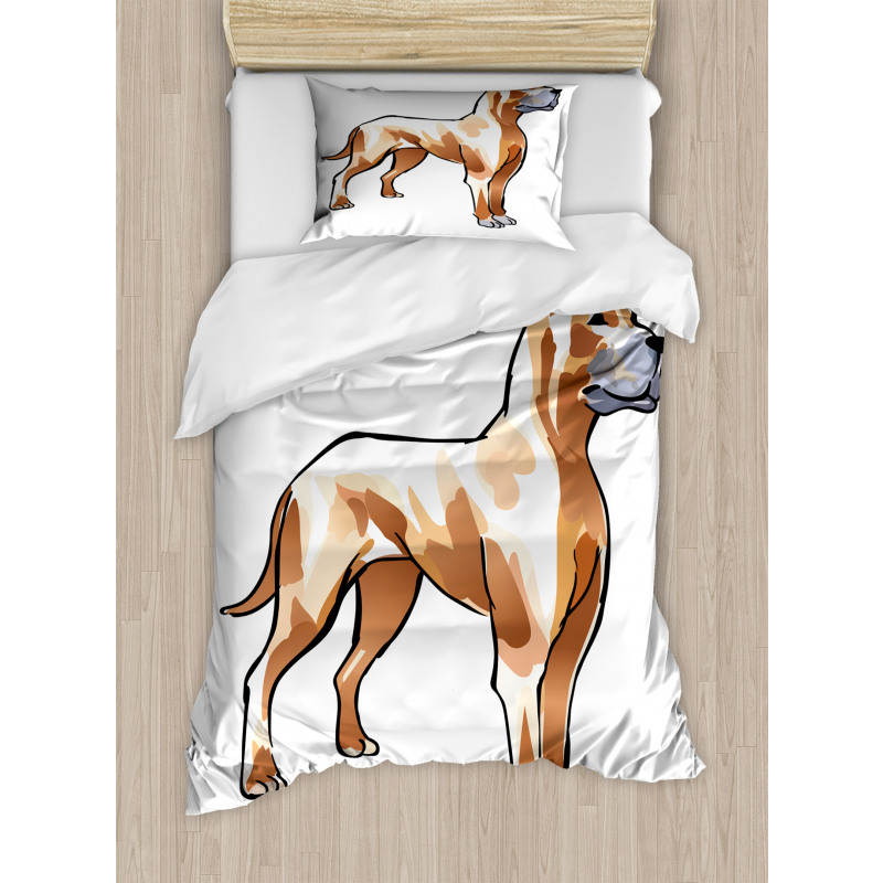 German Mastiff Dog Duvet Cover Set