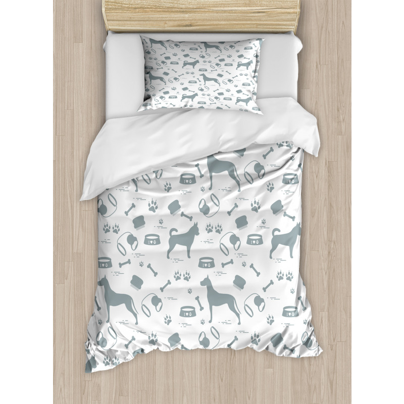 Dog Lover Concept Items Duvet Cover Set