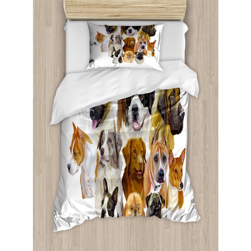 Portraits Breeds Duvet Cover Set