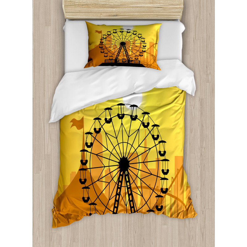 Amusement Park City Duvet Cover Set