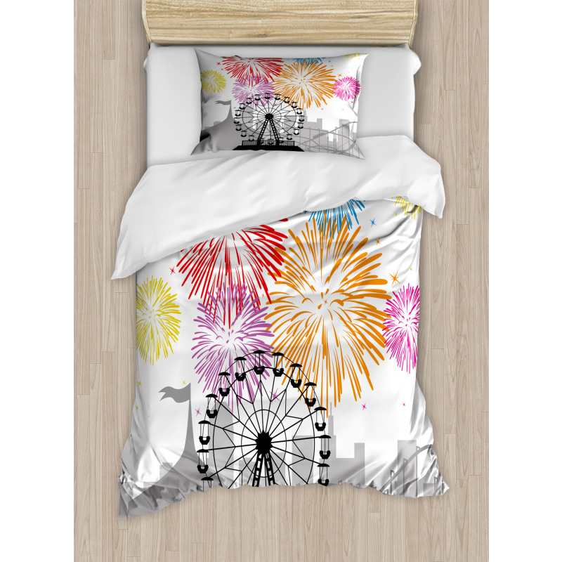 Fireworks Circus Fun Duvet Cover Set