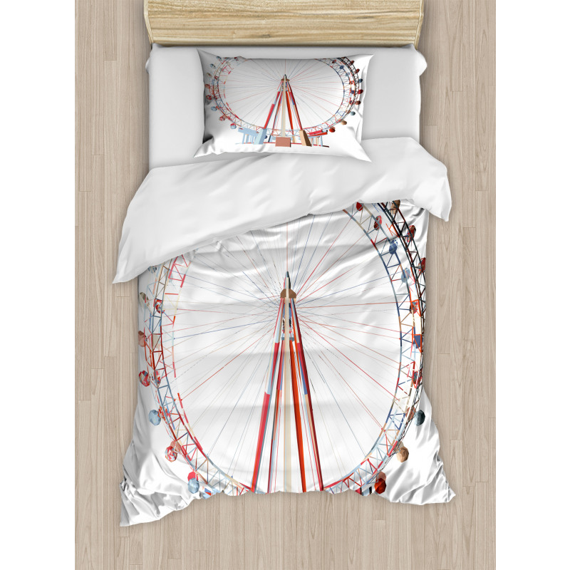 Double Round Ride Fun Duvet Cover Set