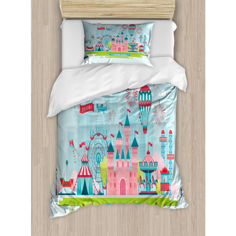 Childish Cartoon Fun Duvet Cover Set