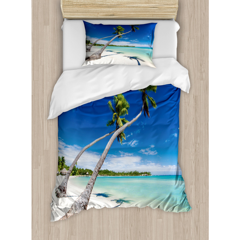 Trees Hanging Above a Lagoon Duvet Cover Set